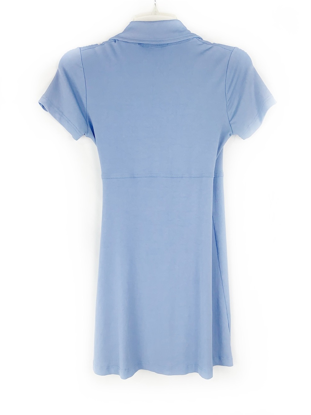 VTG 90’s Marian & Maral Blue Wrap Mini Dress - Picture 4 of 6